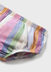 Vestido Con Panty Cuadros Rosa Mayoral Estilo