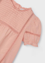 Blusa Popelín Detalle Manga Nude Mayoral Detalles