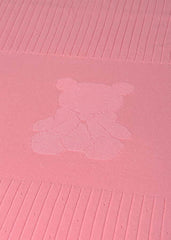 Manta Toquilla Tricot Osito Rosa Mayoral Detalles