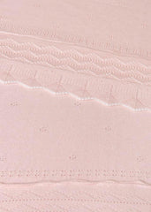 Manta Tricot Calada Rosa Mayoral Detalles