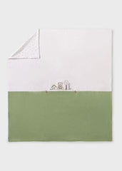 Manta Bordada Osito Verde Mayoral Diseño