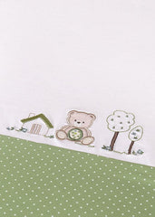 Manta Bordada Osito Verde Mayoral Estrellas