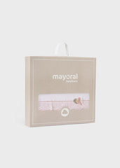 Manta Bordada Mariposa Rosa Mayoral Empaque