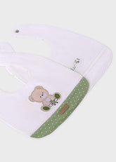 Set 2 Piezas Baberos Oso Verde Mayoral