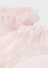 Medias Calcetín Plumeti Nude Mayoral