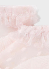 Medias Calcetín Plumeti Nude Mayoral