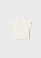 Blusa Detalle Croché Blanco Mayoral diseño