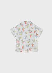 Camisa Estampado Palmeras Mayoral diseño