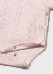 Body Basico Calado Rosa Mayoral botones