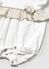 Pelele Detalle Rayas Blanco Mayoral botones