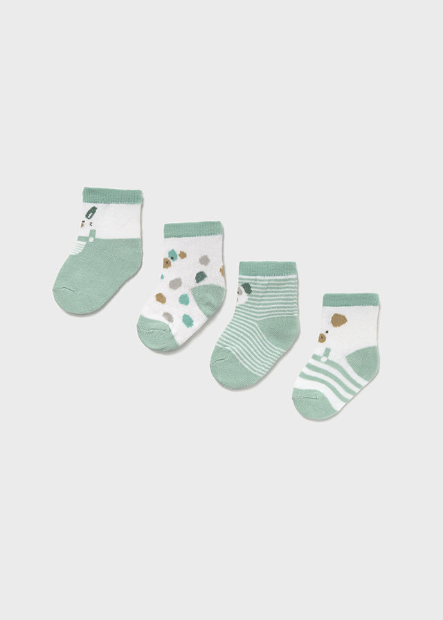 Set 4 Medias Animales Verde Mayoral