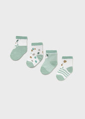 Set 4 Medias Animales Verde Mayoral