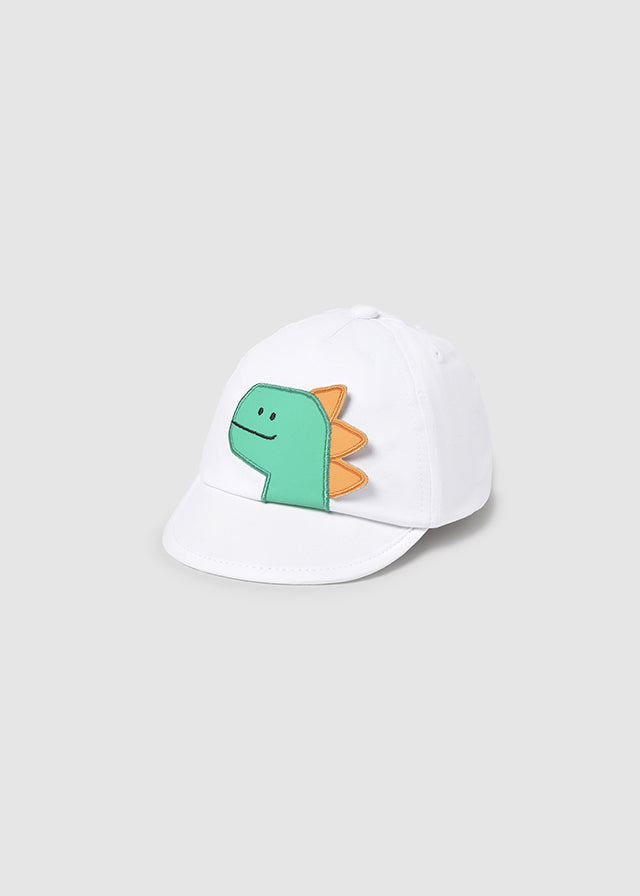 Gorra Dinosaurio Blanco Mayoral