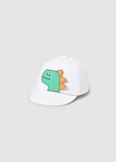 Gorra Dinosaurio Blanco Mayoral