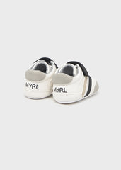 Tenis Velcro Combinado Negro Mayoral Detalle