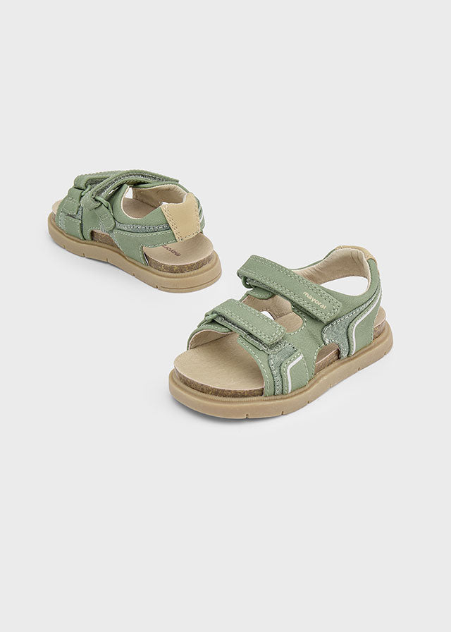 Sandalias Bio Velcro Verde Mayoral