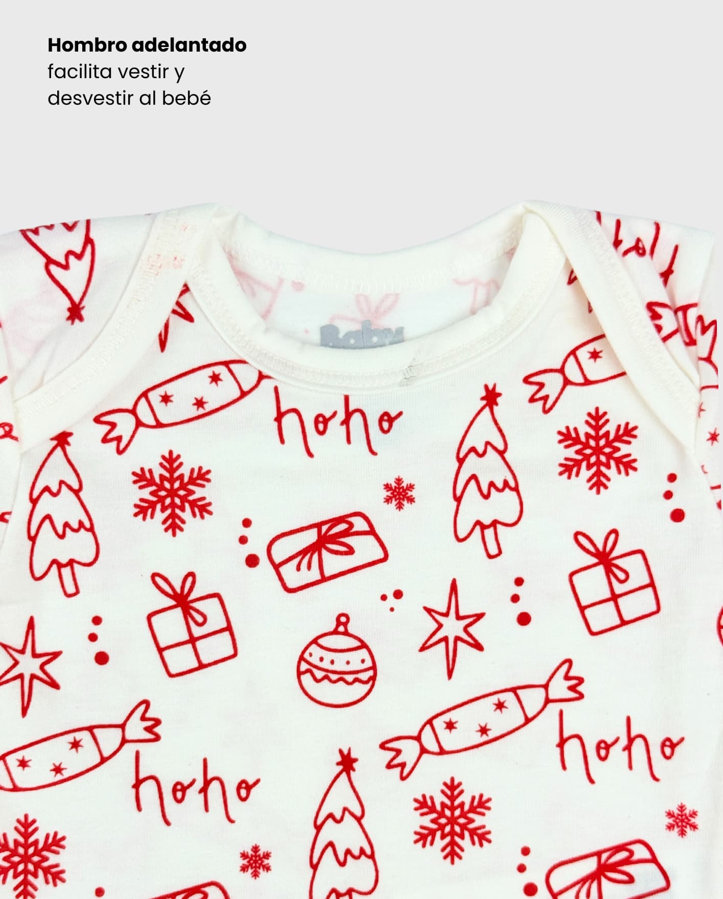 Body Manga Corta Estampado Beige