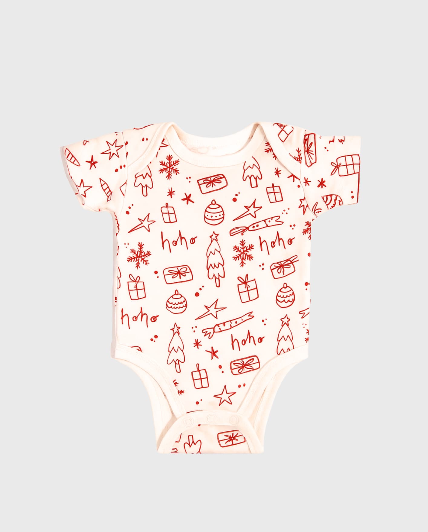 Body Manga Corta Estampado Beige