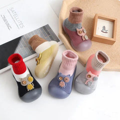 Medias Con Suela Gato Diseños