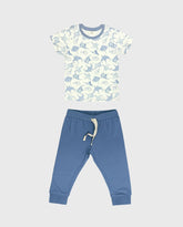 Pijama Pantalon Animales del Mar Azul
