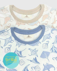 Pijama Pantalon Animales del Mar Detalles