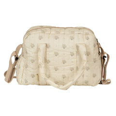 Bolso pañalera Cornelia beige Bimbidreams vista frontal