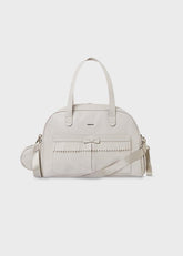 Bolso Pañalera Flecos Gris Mayoral