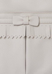 Bolso Pañalera Flecos Gris Mayoral Moño