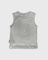 Camiseta Esqueleto Estampado Leon Espalda