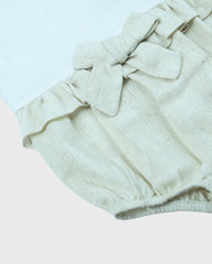 Body Lino Detalle Manga Beige Textura