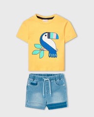 Conjunto Bermuda Tucan Amarillo Boboli