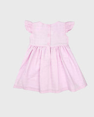 Vestido Plumeti Rosa Pastel Pink