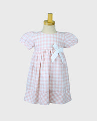 Vestido Rouse Cuadros Rosa