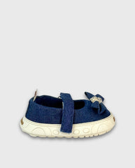 Baleta Denim Moño Melosos Blue