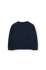Saco Tricot Oso Navy Boboli