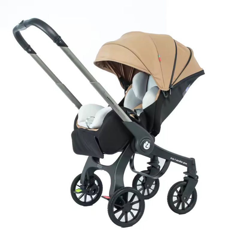 Coche 4 en 1 Stroller Plus Beige