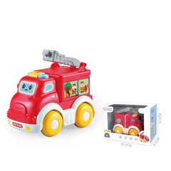 Juguete Carro de Impulso Bomberos Rojo caja