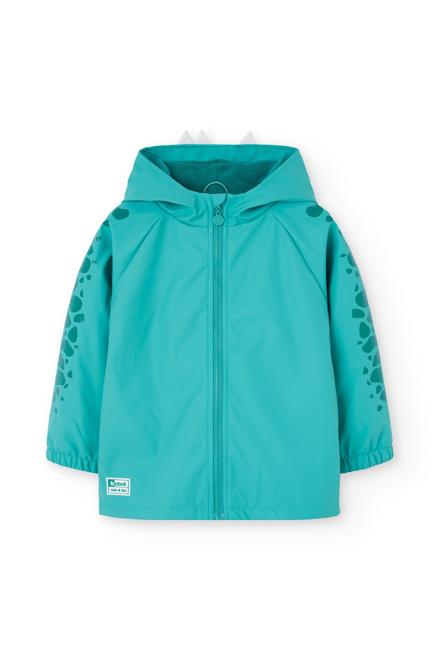 Chaqueta Impermeable Dinosaurios Turquesa Boboli