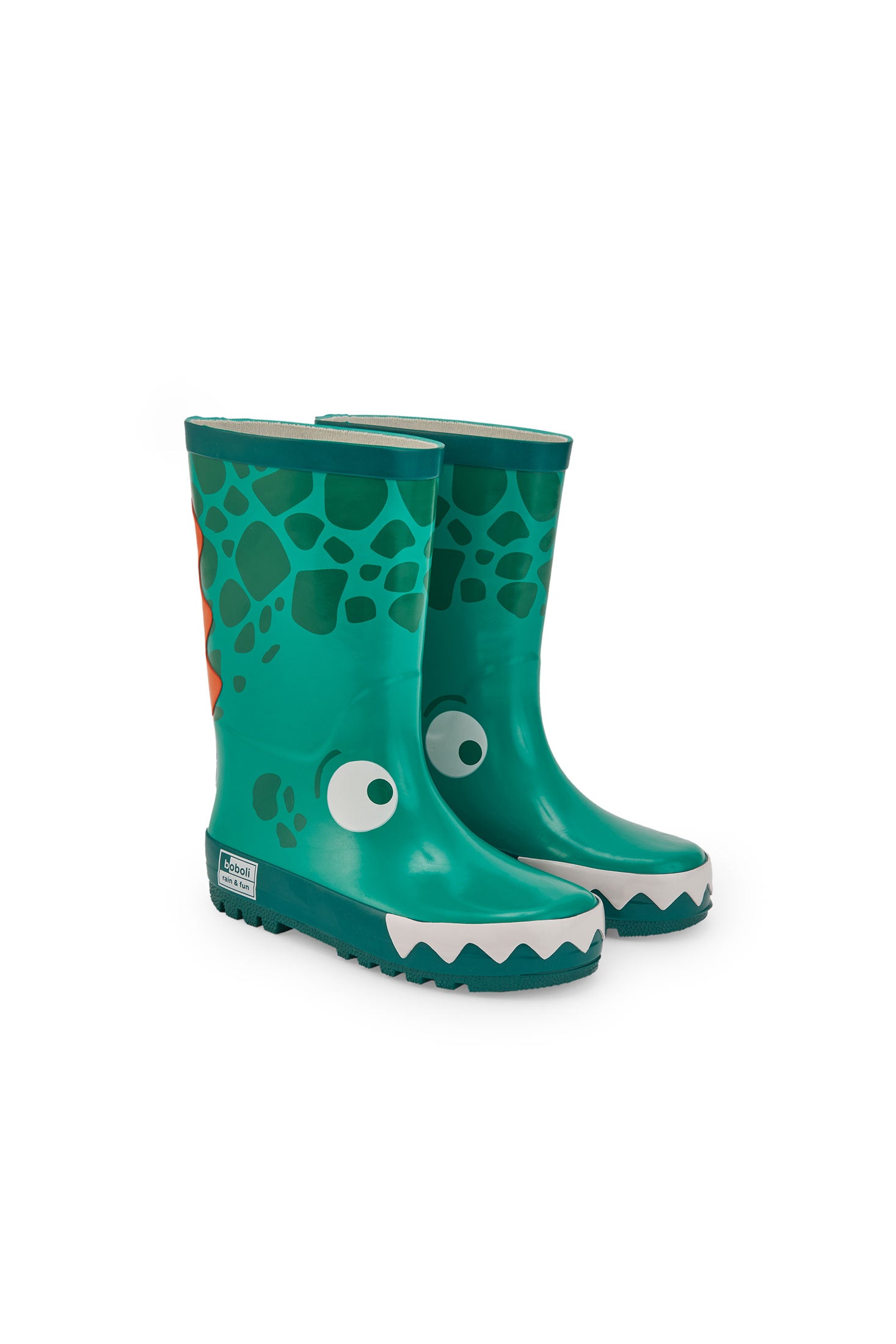 Botas de Lluvia Dinosaurios Turquesa Boboli