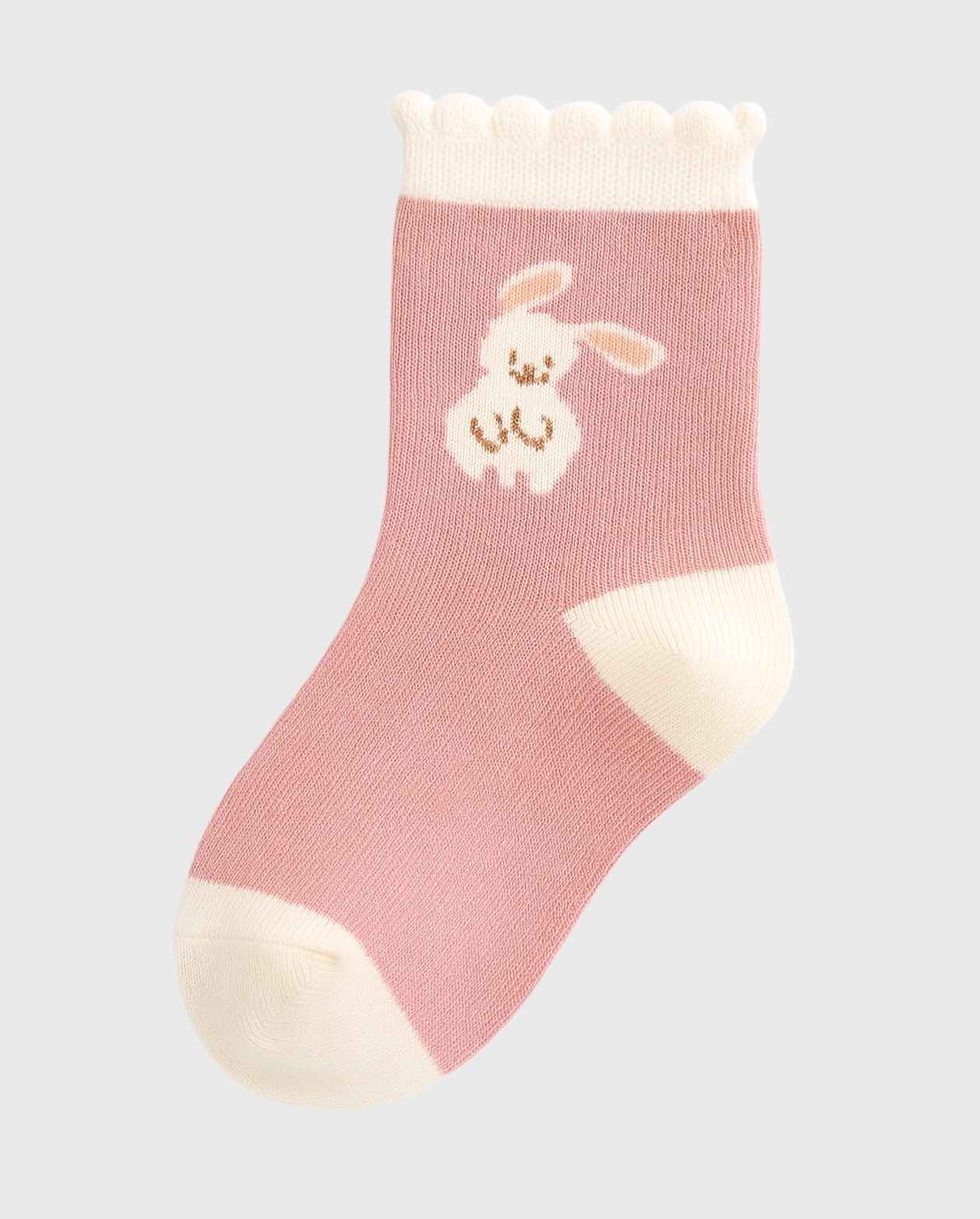 Medias Para Bebé Niña Largas Estilo Conejo Moda