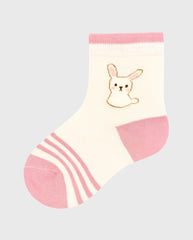 Medias Para Bebé Niña Largas Estilo Conejo Rosado