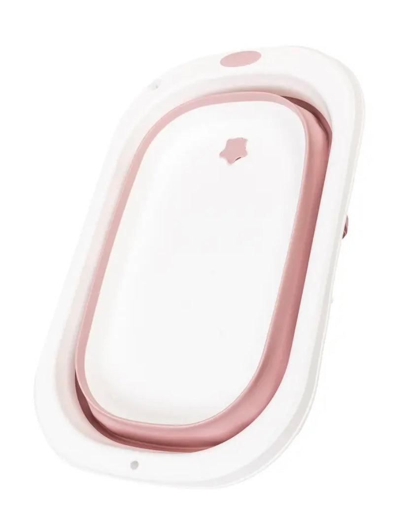 Bañera Plegable Con Termómetro Hawái Rosa