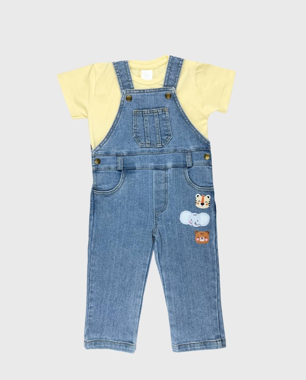 Conjunto Overol Largo Safari Denim