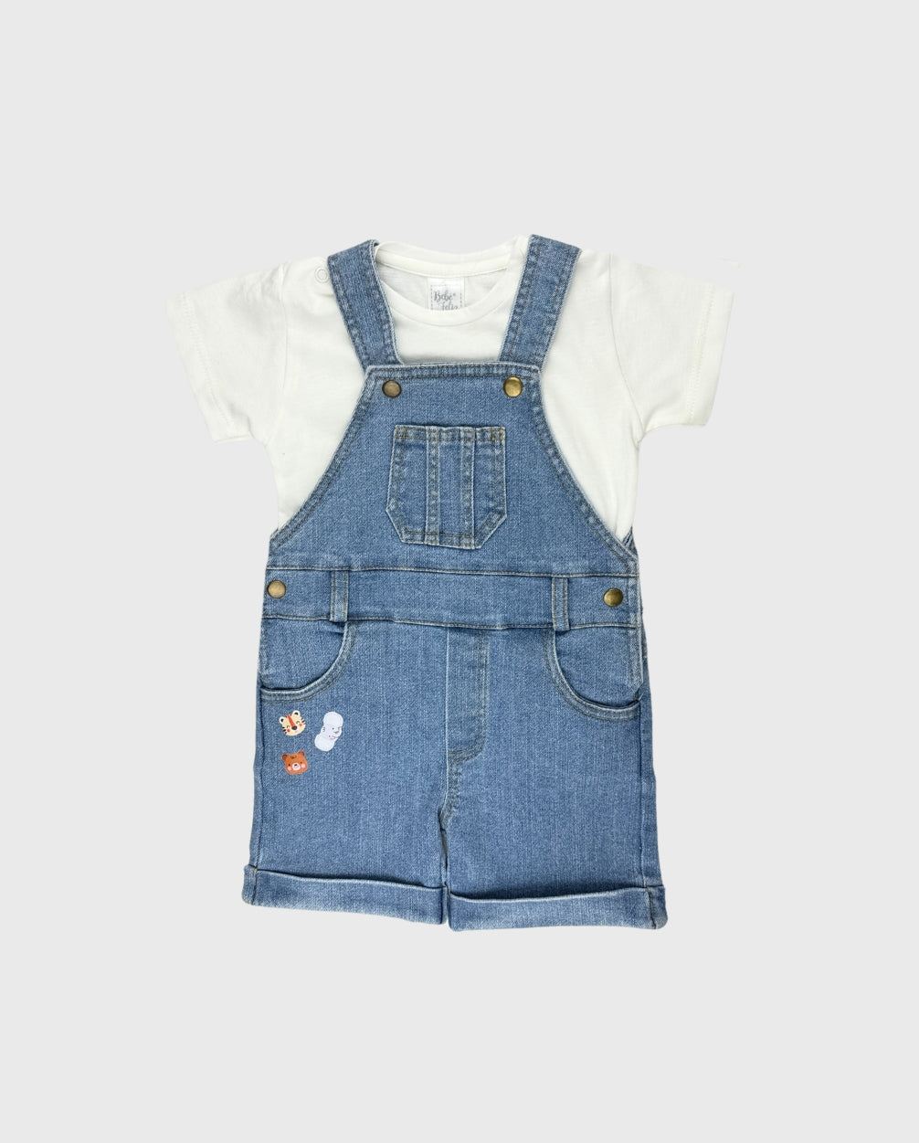 Conjunto Overol Corto Denim