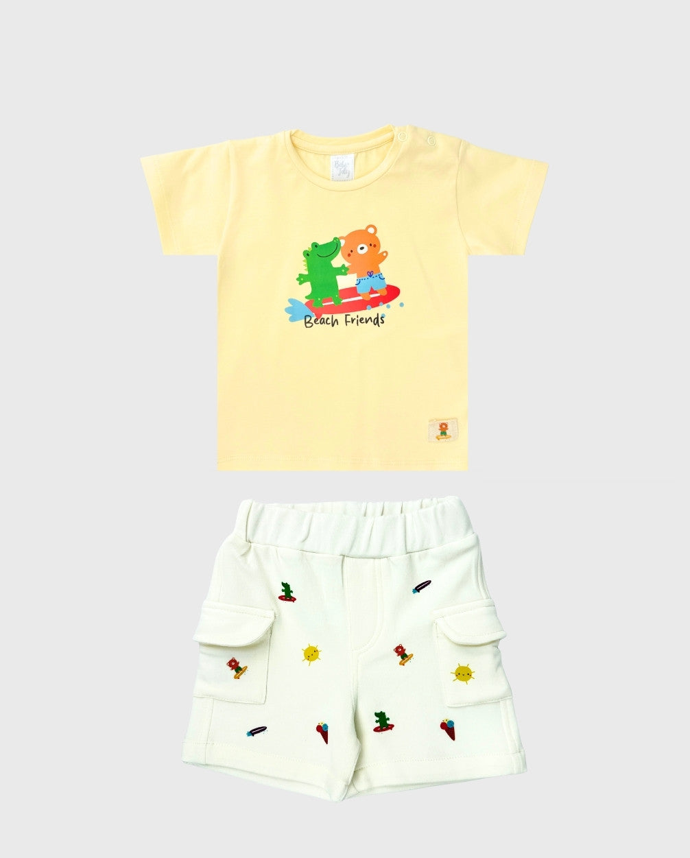 Conjunto Bermuda Friends Amarillo