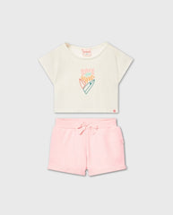 Conjunto Short Rosa Boboli