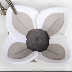 Cojín Para el Baño Bebé Estilo Flor Gris