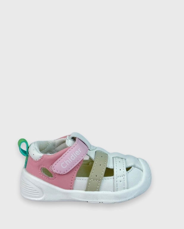 Sandalias Deportiva Combinada Rosa Detalle