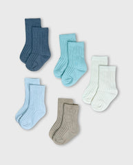 Set 5 Medias Colores Tierra Palegreen