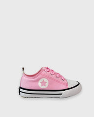 Tenis Cordones Estrella Rosa Melosos Pink